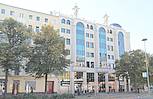 Eine Moschee in Berlin, die mit dem Stadtbild harmonisiert. Eine Moschee in Berlin, die zum Stadtbild passt.