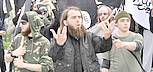 Kundgebung von Wahhabiten. Salafistischer Protest.